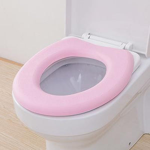 Bathroom O type EVA waterproof soft toilet pad thickening toilet seat warming cover 41*38cm